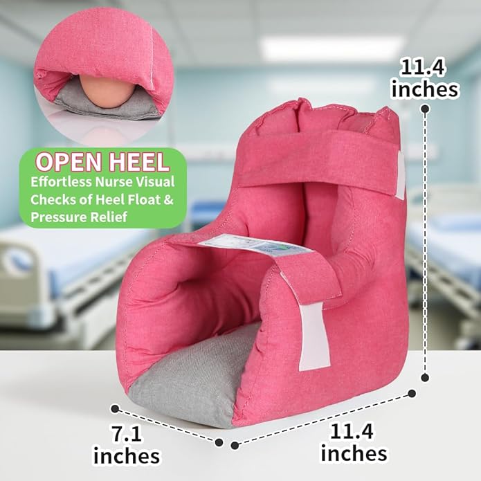 EZ Assistive Heel Protectors Remove Pressure and Bedsores for Healing Therapy of Heel Pressure and Deep Tissue Injury,Heel