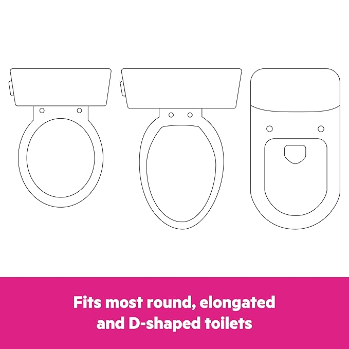Bright Starts Disney Baby Minnie Mouse Flip & Sit Potty Training Seat, Attaches to Toilet Securely, Space Saving Design Fits Most Toilets