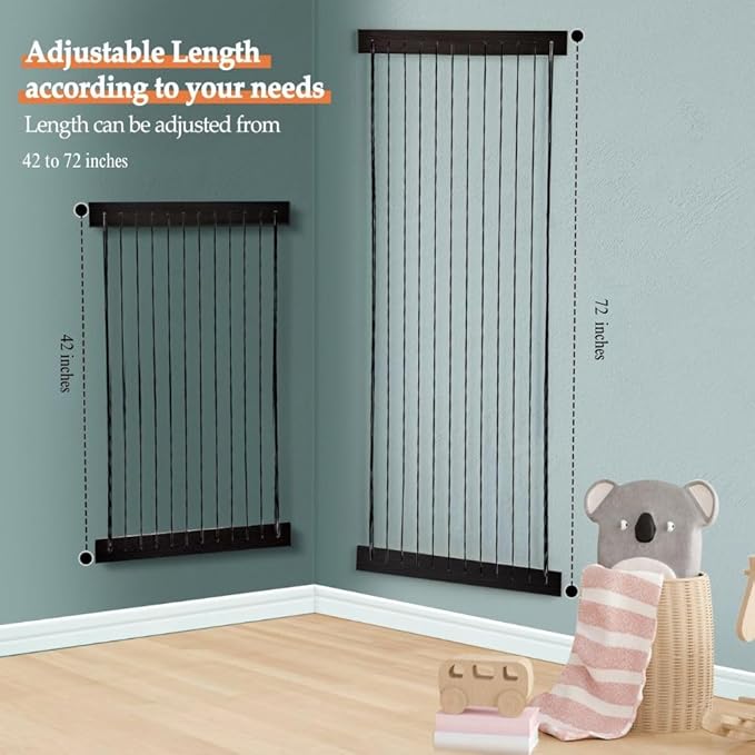 Stuffed Animal Storage Wooden Soft Toy Storage for Kids Room，Wall Mount Door Hanging Stuffed Animal Toy Organizer Shelf for Nursery Play Room Black -Patent