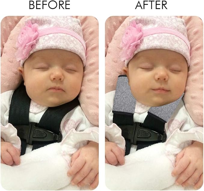 Accmor Car Seat Strap Covers for Baby Kids, Car Seat Strap Covers Shoulder Pads, Soft Seat Belt Covers for All Car Seats, Pushchair, Stroller