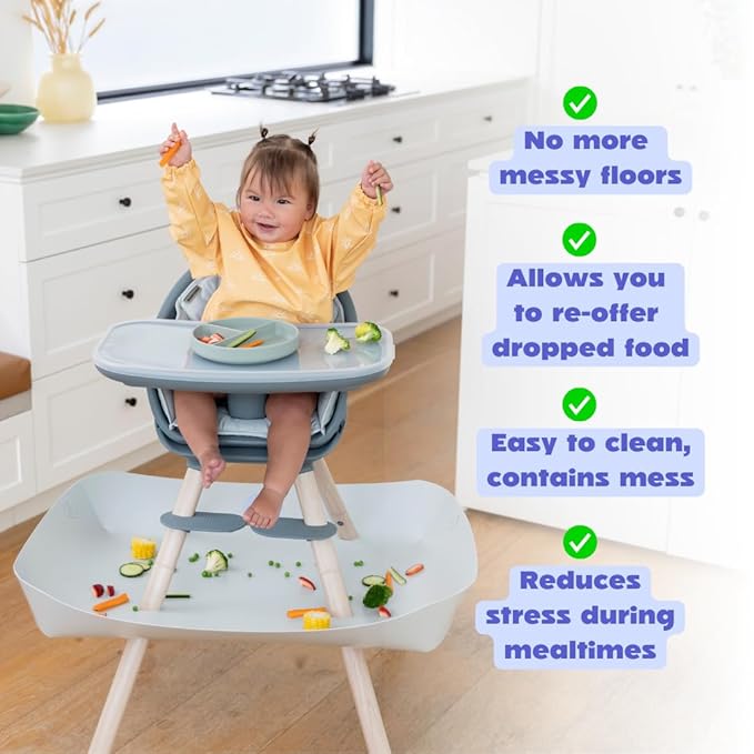 CATCHY - Food Catcher - Compatible with Maxi-COSI Moa 8-in-1 High Chair + 12 Other High Chairs - Highchair Sold Separately - Baby & Toddler Food & Mess Catcher - Under High Chair Accessory