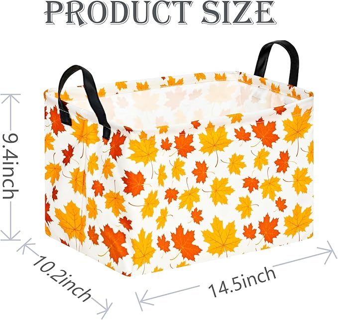 ACMUUNI Rectangle Gift Shelf Nursery Storage Basket Laundry Hamper Storage Box and Bins for Home Clothes with Handles