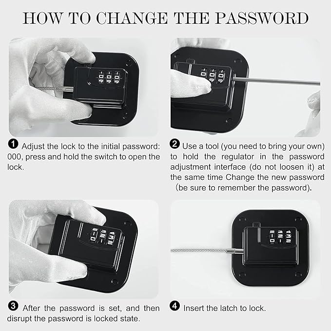 Refrigerator Lock Fridge Locks for Kids Keyless Child Safety Cabinet Locks for Cabinets Closets Drawers Window Electrical Appliances