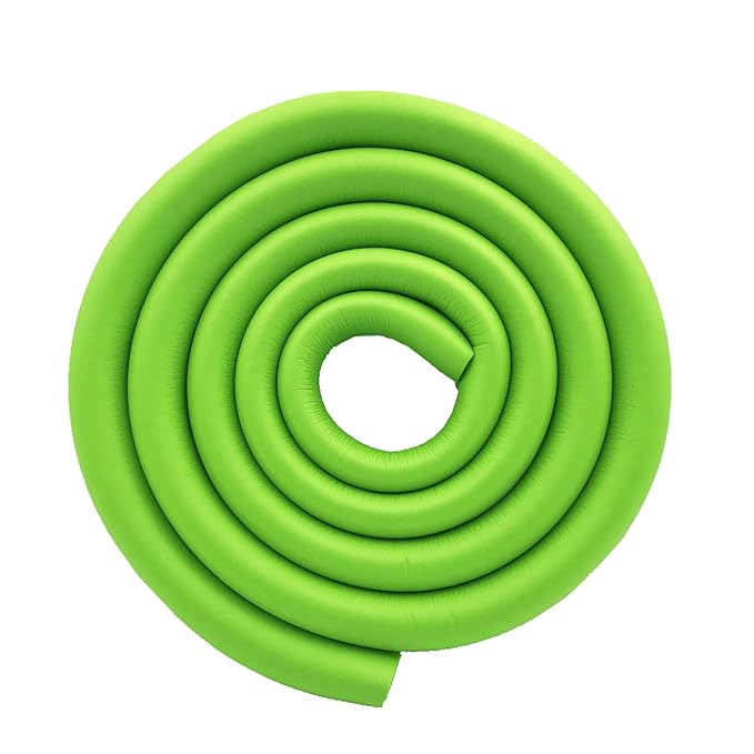 M2cbridge U Shape Extra Thick Furniture Table Edge Protectors Foam 6.5 Ft (Green)