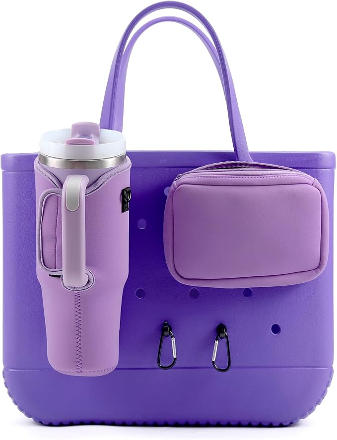 4PCS Organizer Holder for Bogg Bag, Accessories for Bogg Bags, Phone & Cup Holder compatible with Bogg Bag Original, Bag is not included