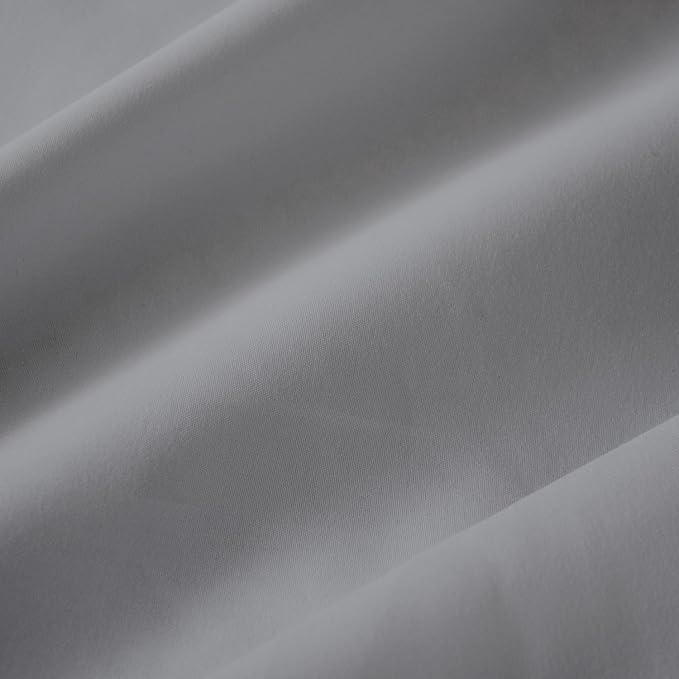 Square Playard/Playpen Fitted Sheets, Perfect for New Room2 / TotBloc Portable Playard, 2 Pack, Ultra Soft Microfiber, Fitted Playpen Sheet, Grey.