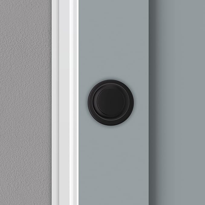 Kwikset 94880-615 Cove Door Knob, Dummy, Matte Black (Pack of 2)