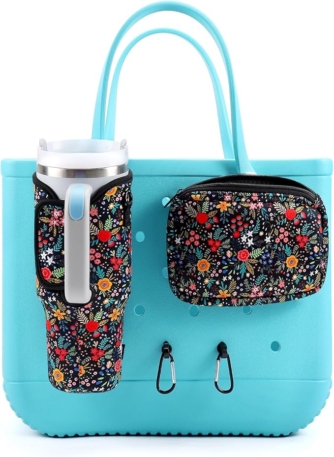 4PCS Organizer Holder for Bogg Bag, Accessories for Bogg Bags, Phone & Cup Holder compatible with Bogg Bag Original, Bag is not included
