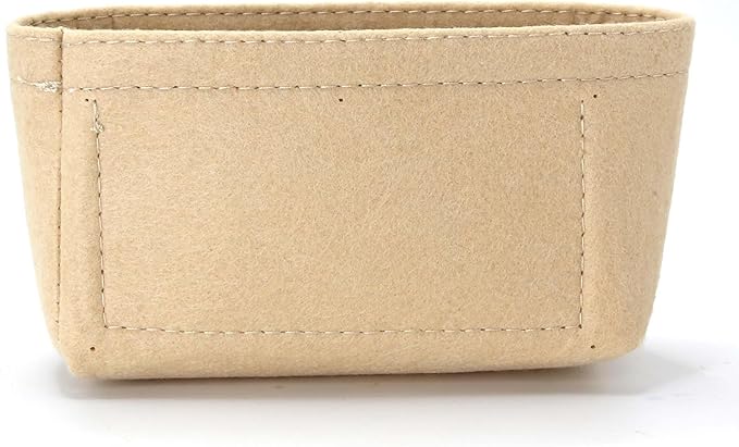 Mini Bag Organizer Fit For MINI Bag Organiser Insert Inner (Beige)