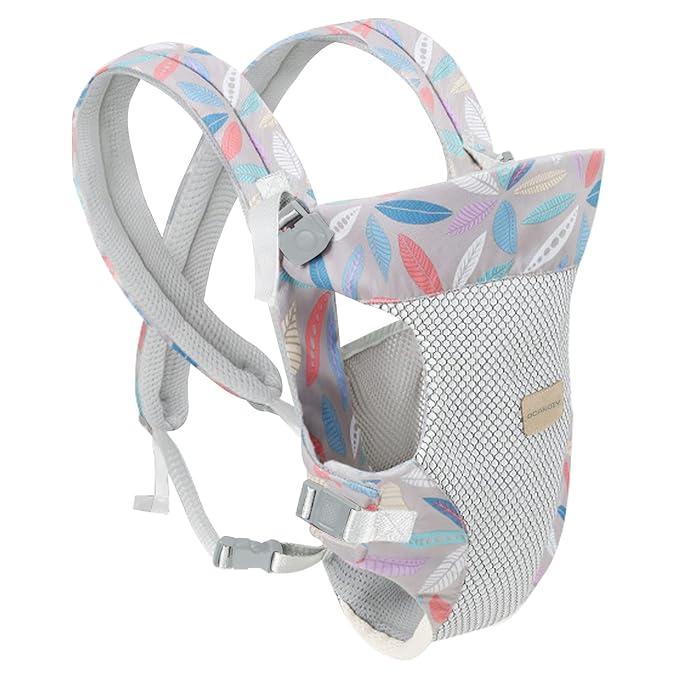 Ocanoiy Baby Wraps Carrier, Ergonomic Baby Carrier Newborn to Toddler, Cozy Baby Front and Back Carrier for 7-45lbs (Leaf)