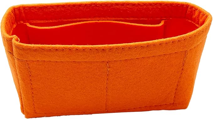 Women Bag Organiser Organizer Insert for Backpack Tote Large Inner Bag In Bag (Orange)
