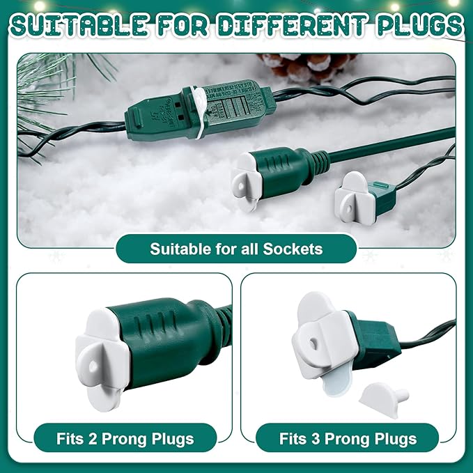Set of 50 Weatherproof Gaskets and Plug Protector Covers,Outdoor/Indoor Extension Cord Outlet Gasket and Plugs Covers,Waterproof Outdoor Plug Protector for Electrical Outlets,Stop Gfcis from Tripping