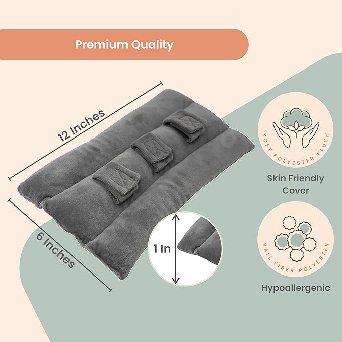 MOYOAMA Seat Belt Pillow Post Surgery- Seatbelt Pillows for Post-Surgery, Chemo Port Pillow for Seat Belt, Port Pillows for Chemo Patients Seatbelt, Seatbelt Cushion for Heart Surgery Recovery Gifts