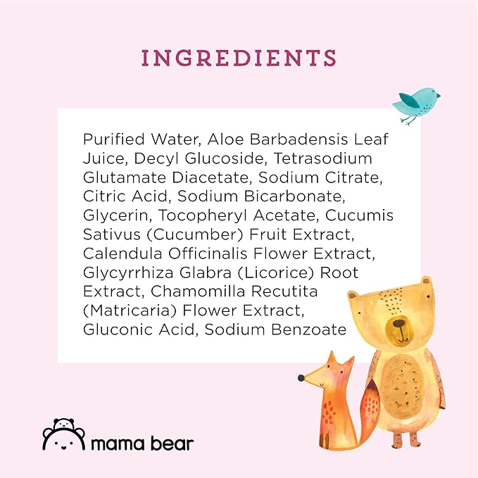 Amazon Brand - Mama Bear Flushable Toddler Toilet Wipes, Unscented, Formulated without Fragrance, Hypoallergenic, Plant-Based, Septic Safe, 336 Count, 8 Packs of 42