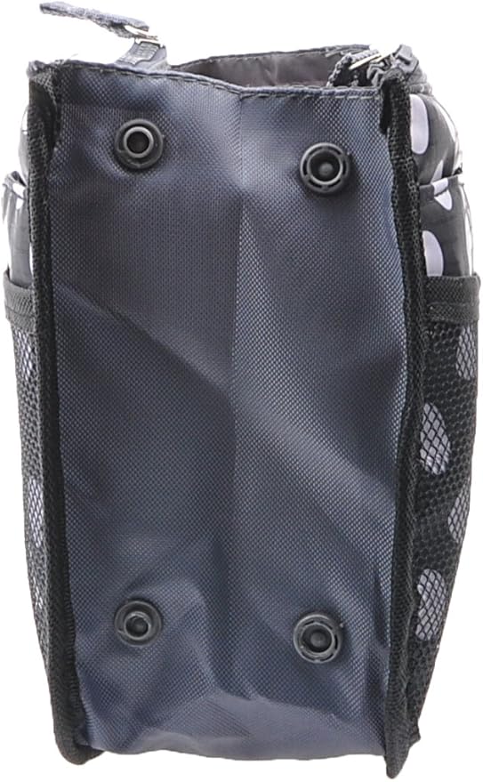 Vercord Purse Organizer Insert for Handbags Bag Organizers Inside Tote Pocketbook Women Nurse Nylon 13 Pockets Black Dot Medium