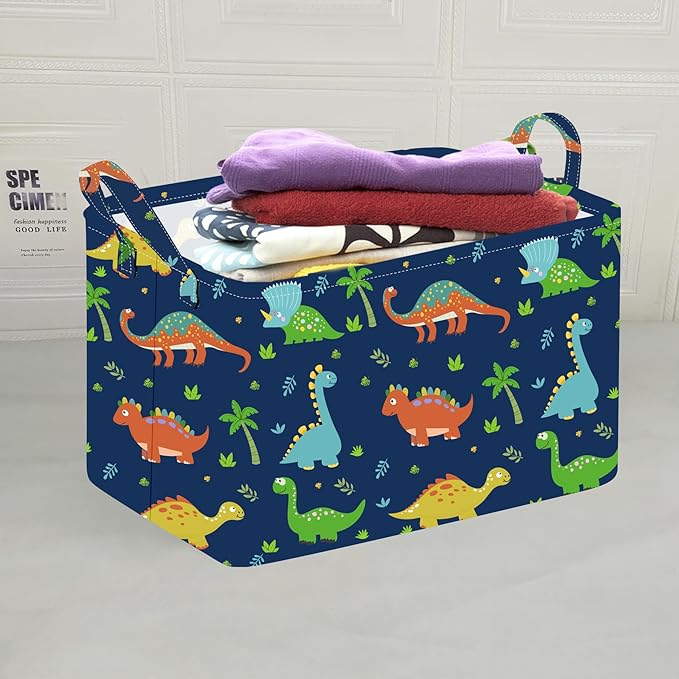 ACMUUNI Rectangle Gift Shelf Nursery Storage Basket Laundry Hamper Storage Box and Bins for Home Clothes with Handles