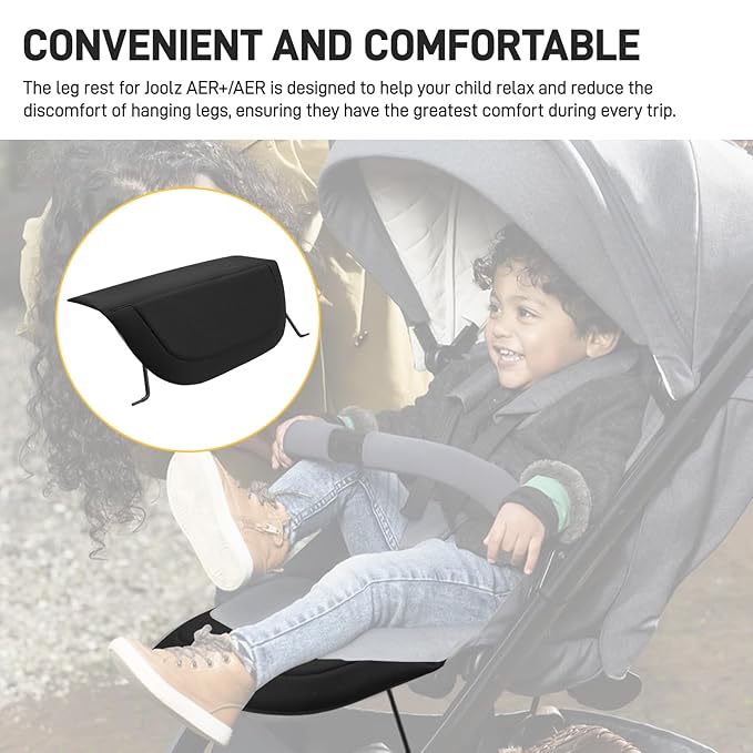 YIBEICO Stroller Adjustable Leg Rest for Joolz AER+/AER Footrest Extender for Extra Leg Support Comfort Accessory