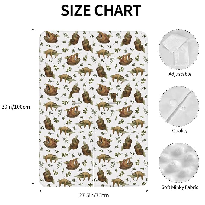 Sloth Baby Car Seat Canopy Cover, Nursing Cover for Newborn, Sloth Baby Stuff for Stroller Cover for All Seasons