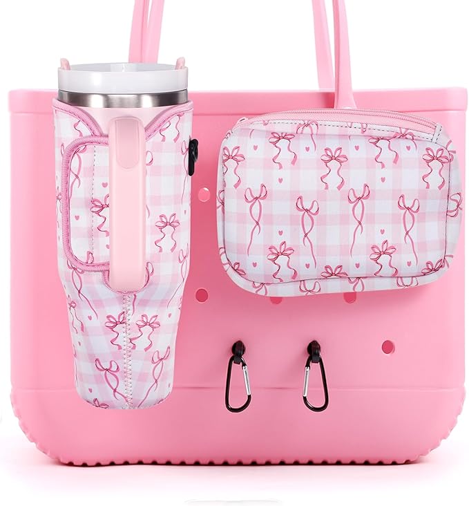 4PCS Organizer Holder for Bogg Bag, Accessories for Bogg Bags, Phone & Cup Holder compatible with Bogg Bag Original, Bag is not included