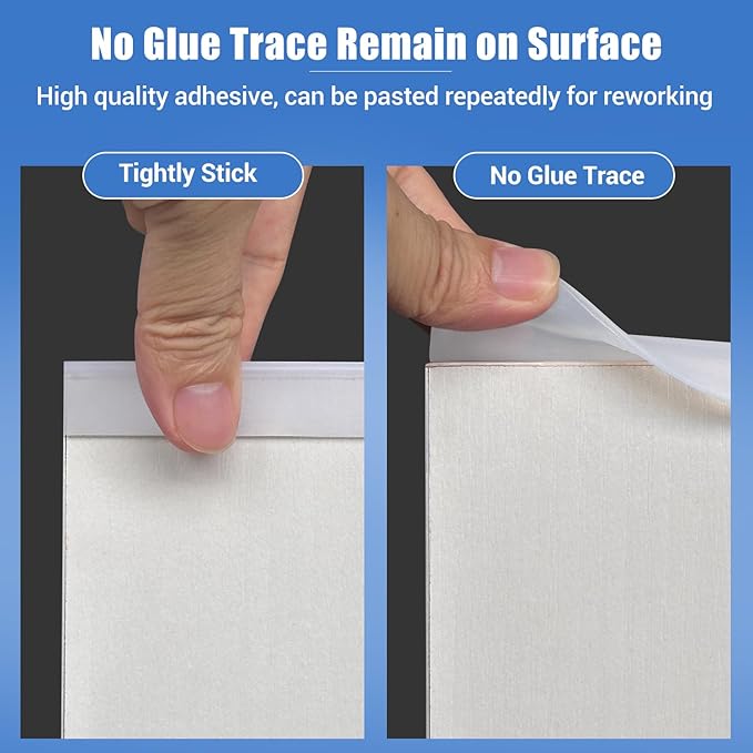 Clear Rubber Edge Trim, Self-Adhesive Clear Rubber Edge Trim, Edge Protector for Cabniet, Glasses or Plywood, Silicone Rubber Material, White Color, Fit 1"(25mm), U Channel Edge Guards