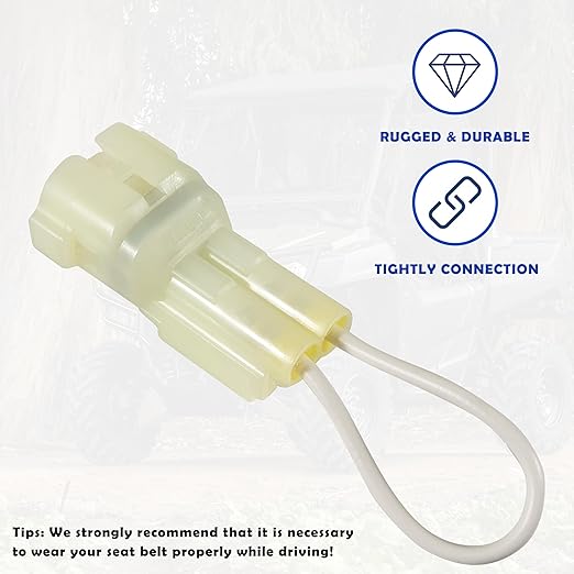 SAUTVS UTV Seat Belt Bypass for Honda Pioneer 700 1000, Harness Override Seat Bypass Override Switch Connector Jumper Plug for Honda Pioneer 700-2 700-4 1000-3 1000-5 2017-2025 Accessories