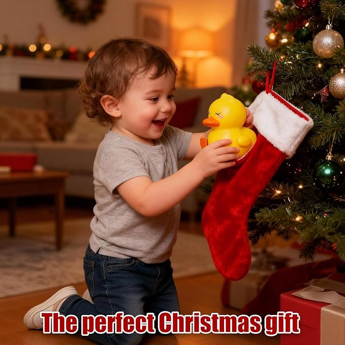 Skyroku Duck-Tastic Faucet Extender for Toddlers – Kicking Legs Fun! Splash-Proof & Easy Install Sink Extender for Kids Brown