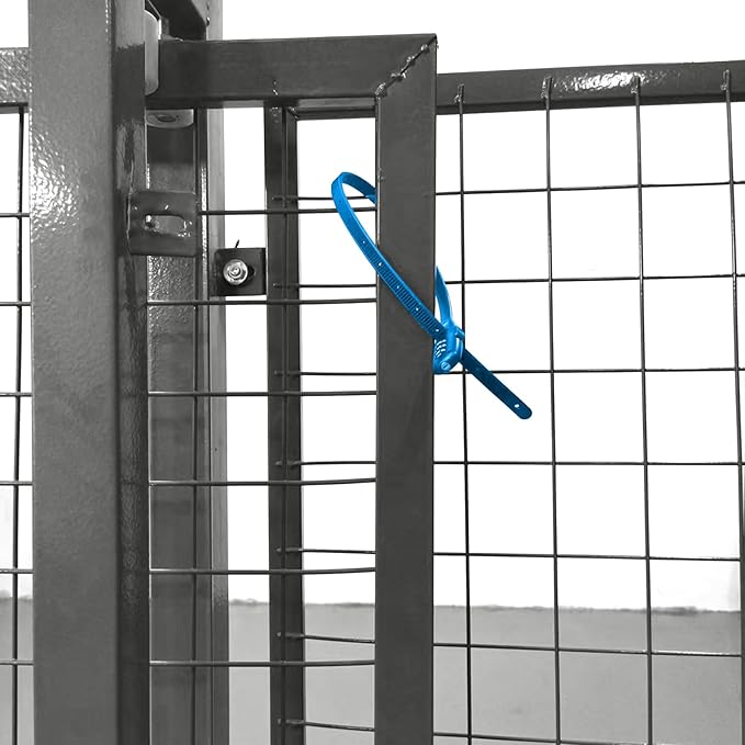 Combination Lock Cable for Baby Cabinets Proofing Security Locks, Suitable for Cabinets, French Refrigerators, Baby Strollers, Kids' Bikes, Helmets, Gates. 2-Pack, Blue