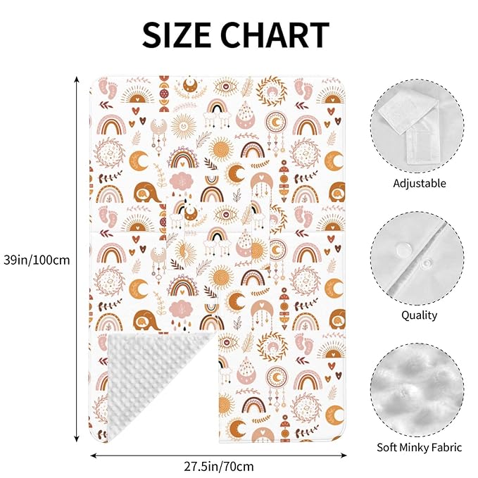 Boho Baby Car Seat Canopy Cover, Nursing Cover for Newborn, Boho Baby Stuff Stroller Cover for All Seasons