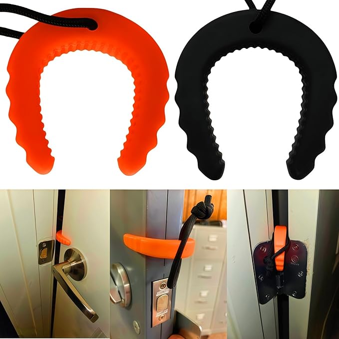 TMQZLN Door Pinch Guard Stops Doors from Closing.D oor Stops for Law Enforcement, Police, Emergency Medical Services, Firefighter Tools Door Wedge Door Pinch Guard