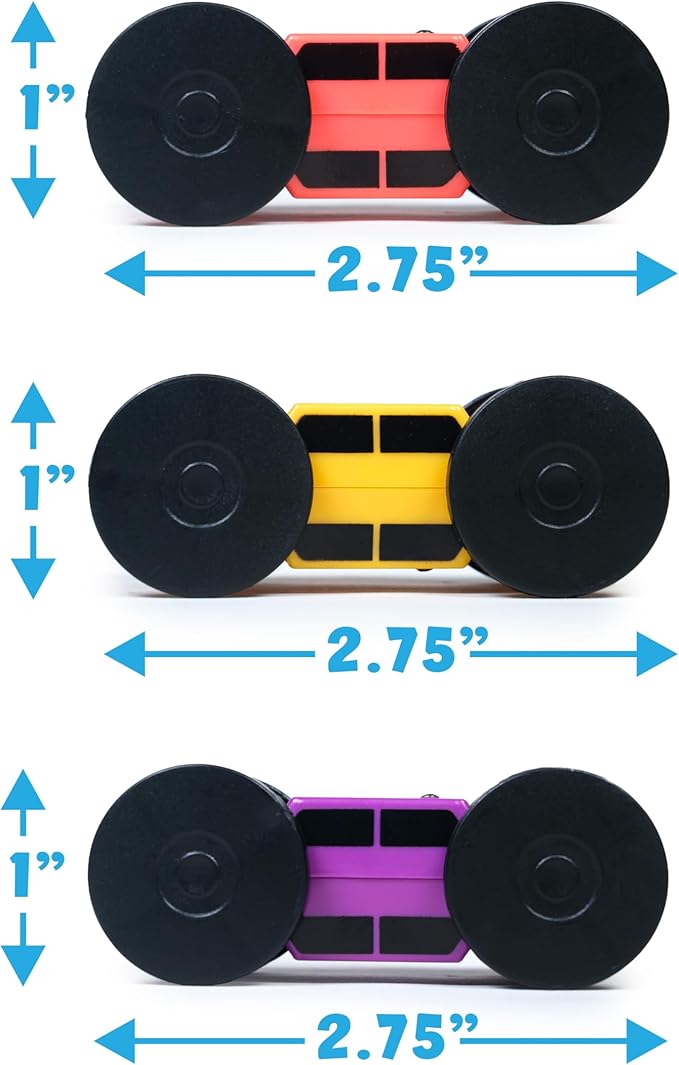 Tub Works® Splash Wheels™ Race Car Light Up Bath Toys, 3 Pack | Water-Activated Light Up Toys Flash & Change Color | Expansion Bath Cars for Bathtime Raceway Car Ramp | Fun Toddler & Kids Bath Toys
