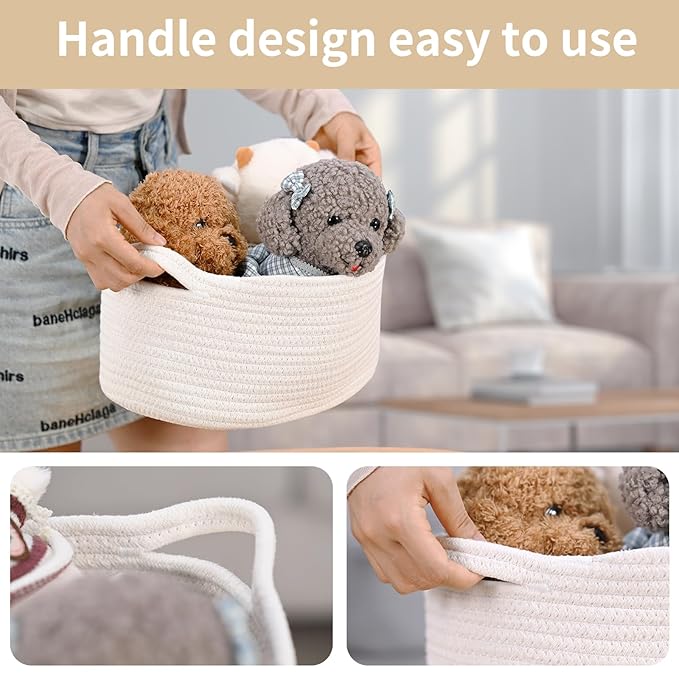 Cute Burgundy Woven Gift Basket – Empty Burr Baskets for Valentines Day Birthday Raffle, Decorative Storage Organizer Box for Toys Seasonal Decor (13" D x 8" W x 6" H)