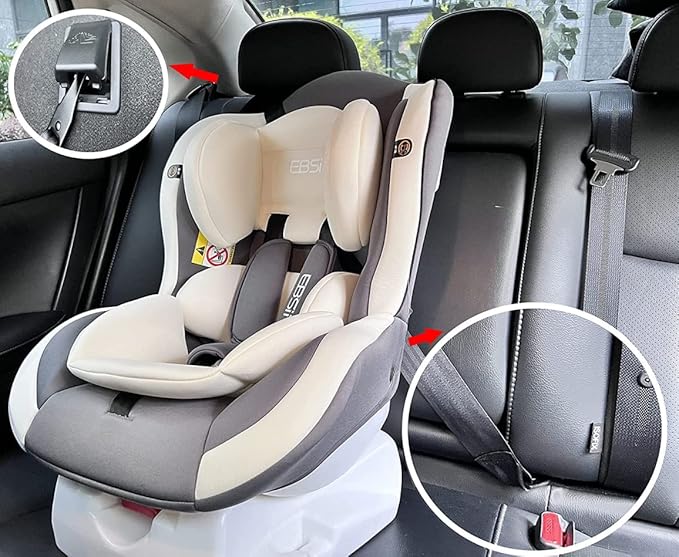 SKCAZA General Latch Interface Strap The Passenger Car Baby Seat Fixing Straps Latch Connector 1 Pack