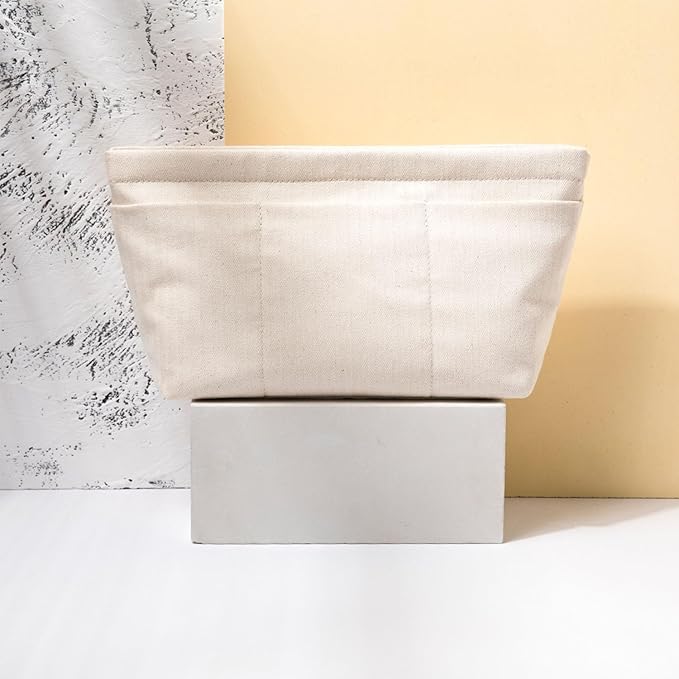 YONBEN Tote Purse Insert Handbag Organizer Shaper Handbag Liner Bag in Bag Divider Organizer Insert (S-With Zipper)