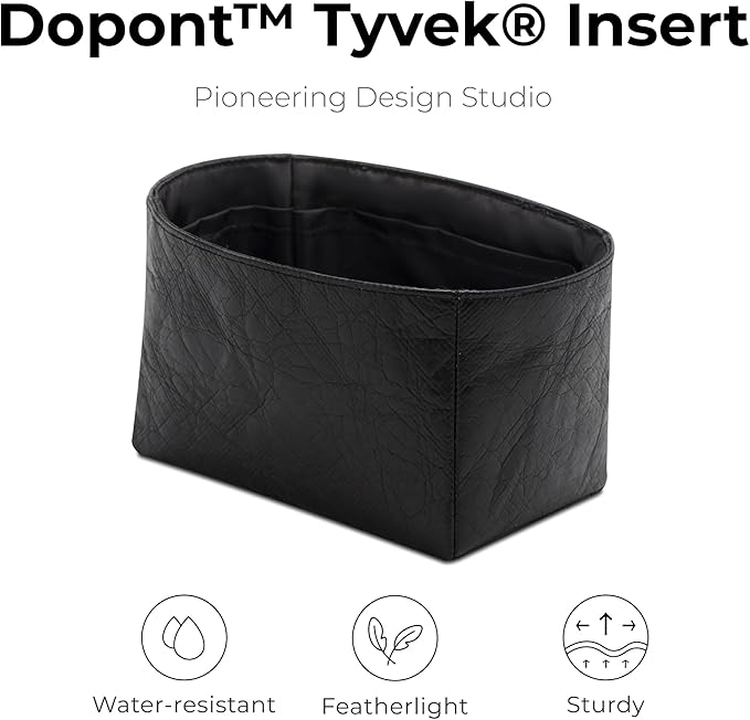 Purse Organizer Insert for LV Speedy Nano Handbag,Custom Fit Inside Premium Matte Black Lightweight WaterResistant Tote Bag Insert with Cup Holder Accessories