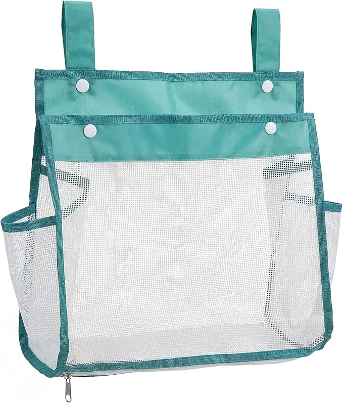 Bath Tub Toy Storage Organizer, Bath Tub Toy Organizer, Bathtub Toys Storage, Baby Bath Toy Organizer for Tub, Kids Toy Net Storage, Shower Basket Accessories Bath Toys Holder for Tub (Emerald Green)