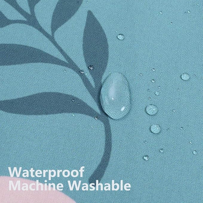 Splat Mat for Under High Chair/Arts/Crafts, WOMUMON Washable Spill Mat Waterproof Anti-Slip Floor Protector Splash Mat, Messy Mat and Table Cloth