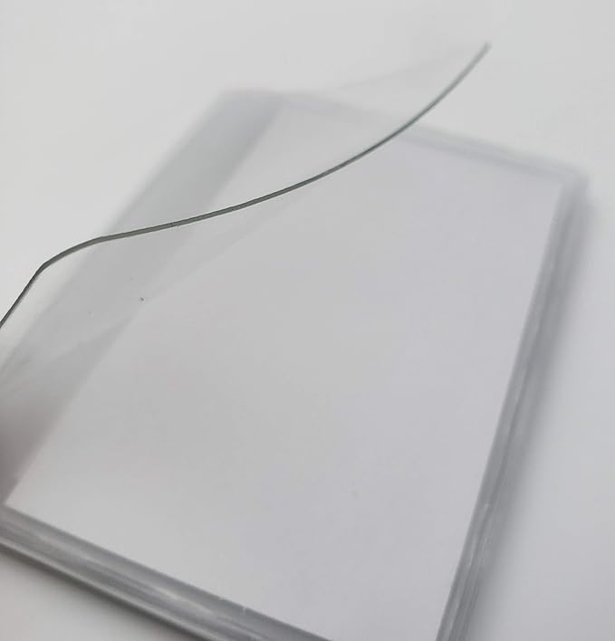 Pack of 2 Wallet Inserts Clear Plastic Vinyl Picture and Card Holder Trifold 6 Page