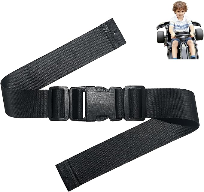 Portable Adjustable Seat Belt for Kids Ride on Power Wheels Toy Car,Baby Stroller Straps Harness Compatible with Wooden High Chair& Toddler Golf Cart (2P)
