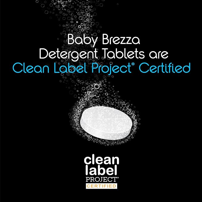 Baby Brezza Universal Detergent Soap Tablets for Baby Brezza Bottle Washer Pro and All Brands of Bottle Washers, 120 Tablets
