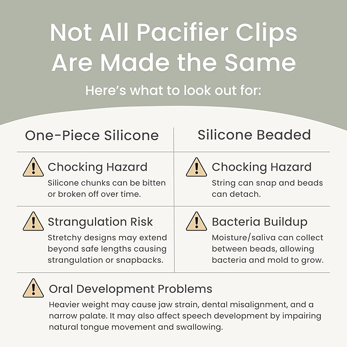 Stadela Baby Fabric Pacifier Clip Holder, Plastic Clip, 4‑Pack, Fruits Pattern, Clementine Set
