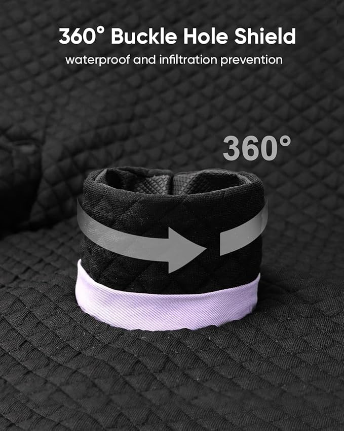 TinlyFinly Baby Potty Training Car Seat Protector, Waterproof Car Seat Liner for Potty Training Toilet, Baby Infant Toddler Piddle Pad Universal Fits for Carseat, Stroller, Highchair - 1 Pack, Black