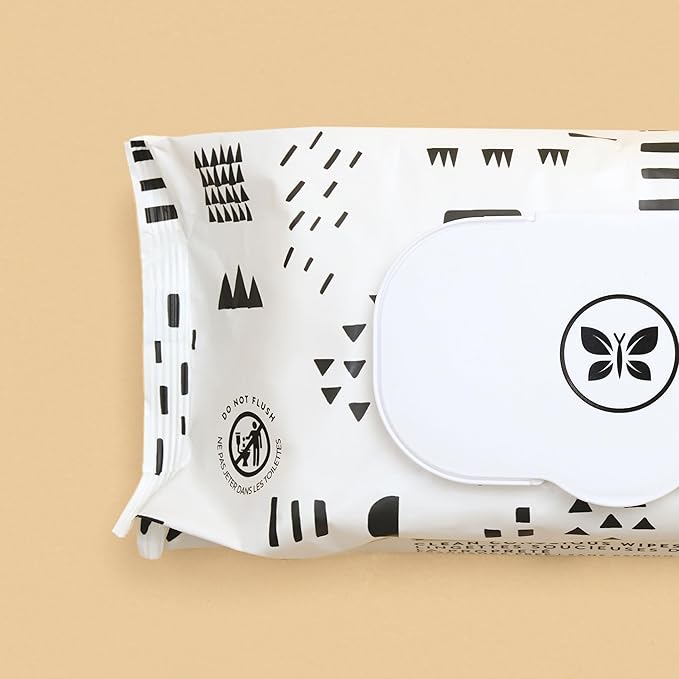 The Honest Company Hypoallergenic Multi-Use Baby Wipes for Sensitive Baby Skin, Pattern Play, 60 Count (Pack of 12)