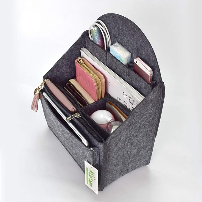 VANCORE Felt Backpack Organizer Insert for Rucksack Handbag Shoulder Bag