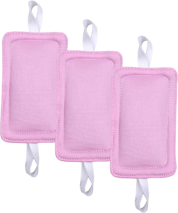 Door Silencer Door Jammer Door Closer Cushion Nursery Door Silencer Door Latch Cover 3 Pack for Noise Reducing Quiet Doors Baby Toddler Safety 3.25 x 5.5 Inch (New Pink)