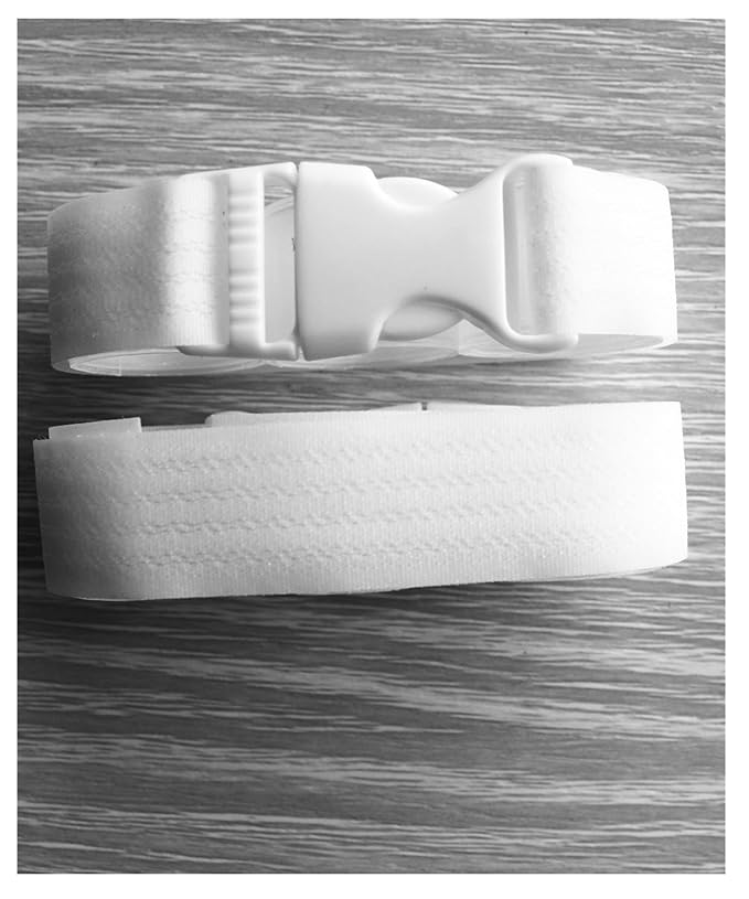 Coosin Baby Safety Locks,Handles Child Safety Locks Simple Installation Home Safety Strap Locks Fit Closed Handle Cabinets,Oven, Double Open The Door Refrigerator, Kitchen Door ect... (4 Pack, White)