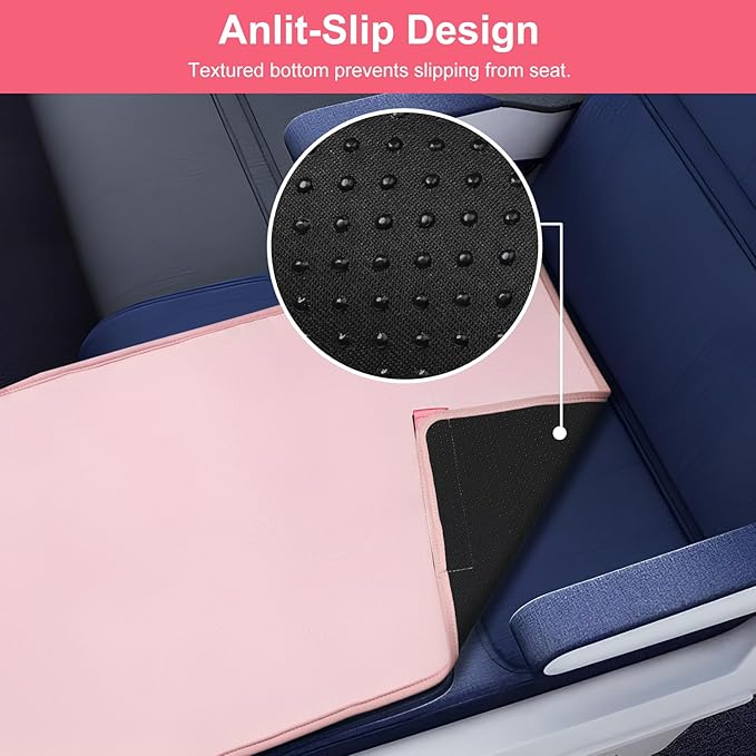 Toddler Airplane Bed, Kids Airplane Seat Extender Travel, Kids Airplane Travel Essentials, Must Have for Toddlers, Portable Plane Bed for Flights