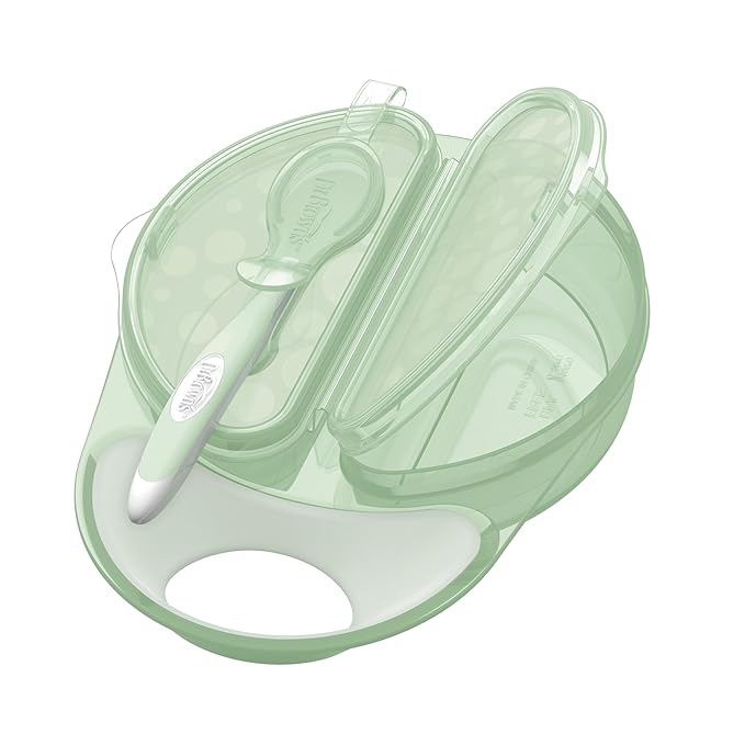 Dr. Brown's Travel Fresh Bowl and Spoon, 2-Pack, Turquoise