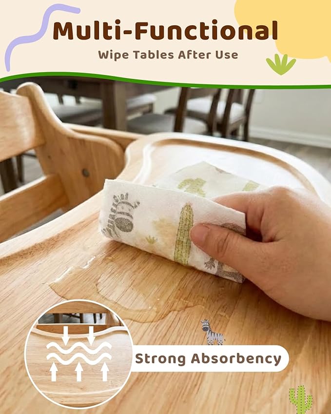 Lictin Disposable Baby Bibs, Individually Packaged, Hygienic and Convenient for Toddler, Baby Travel Essentials, 20/50pcs