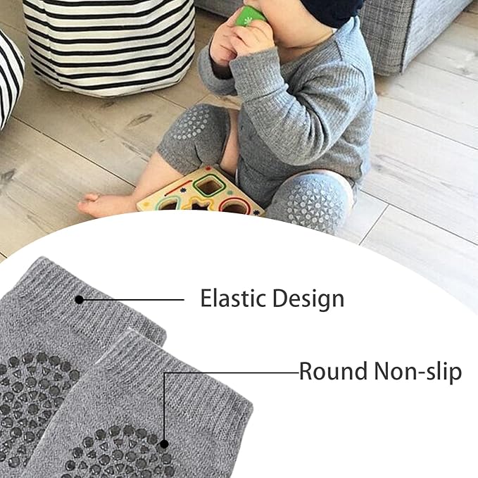 TFTSR Baby Knee Pads for Crawling (5 Pairs), Walking Protector Knee Pads For babies Toddler Kids Girls Boys 1-3
