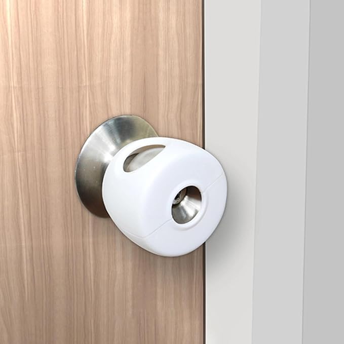 AILUOQI 1 Pack Childproof Door Knob Covers Babyproof Child Locks Door Handle Baby Proofing Door Safety for Kids